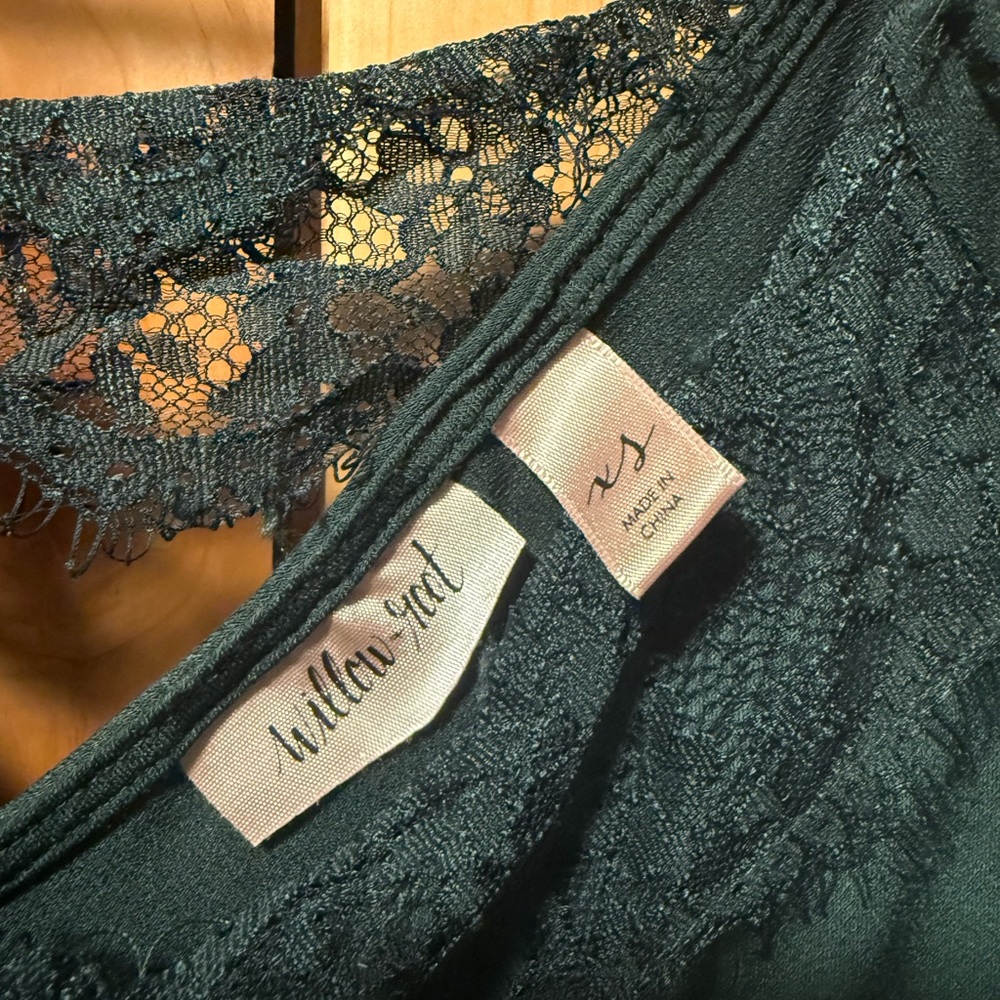 Lace Blouse - Teal